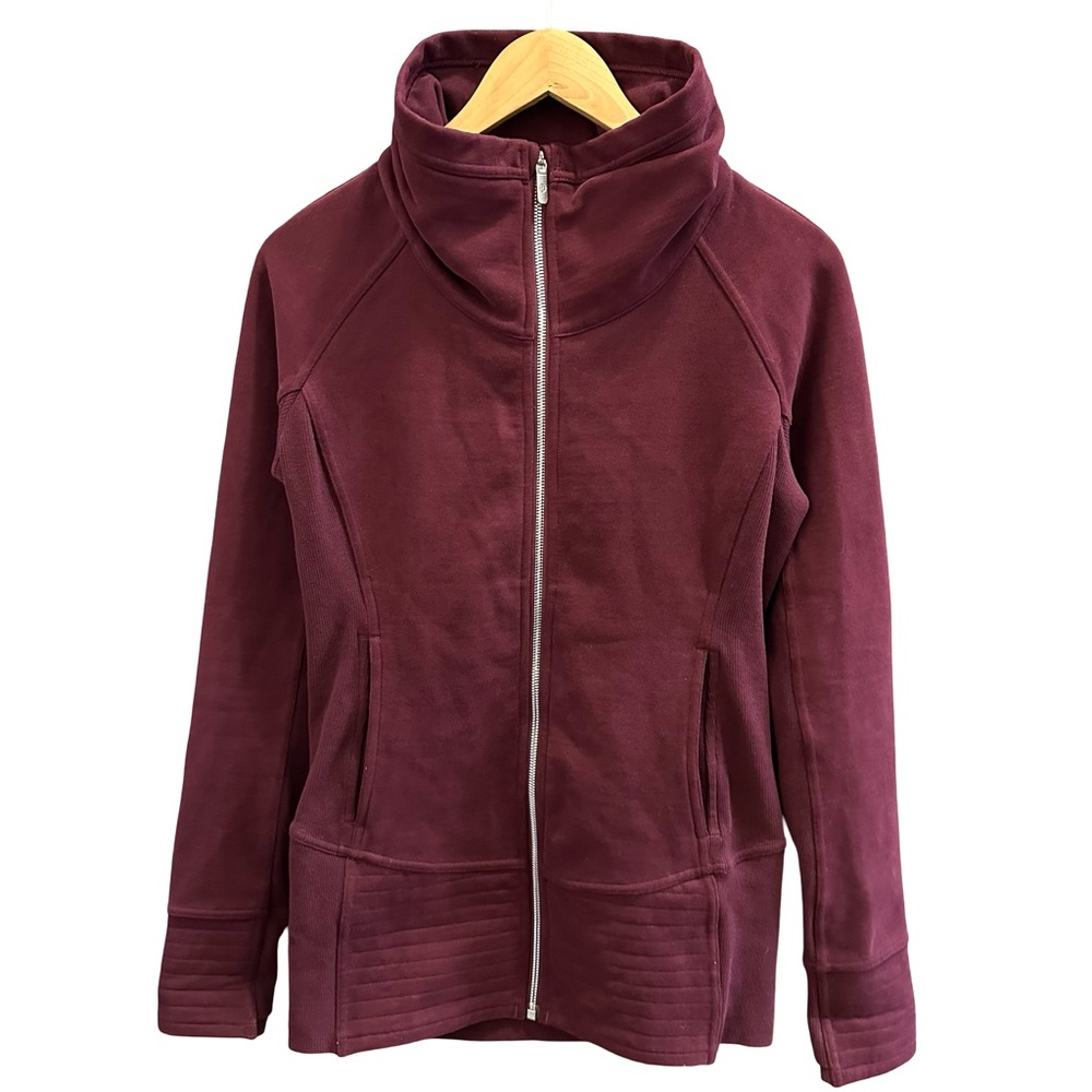 Lululemon Athletica Women’s Burgundy Full-Zip Jacket Size 6